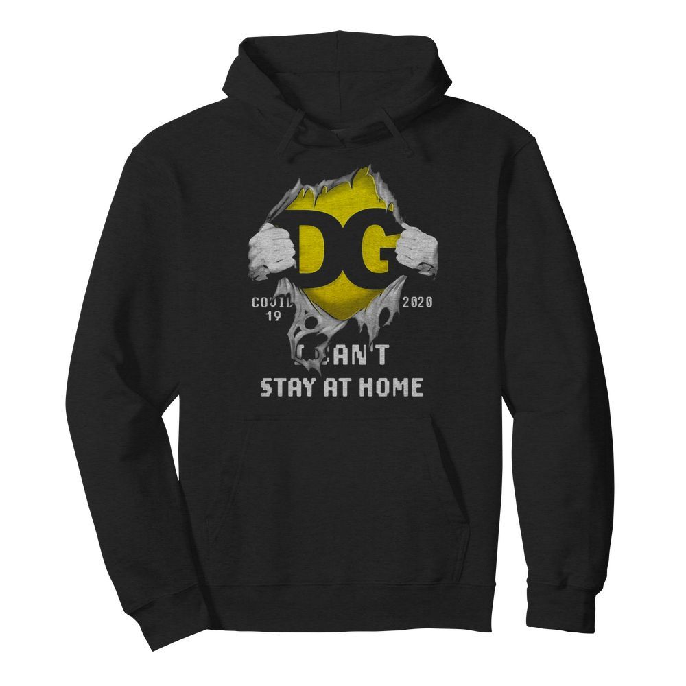 DG logo covid-19 2020 I can’t stay at home  Unisex Hoodie