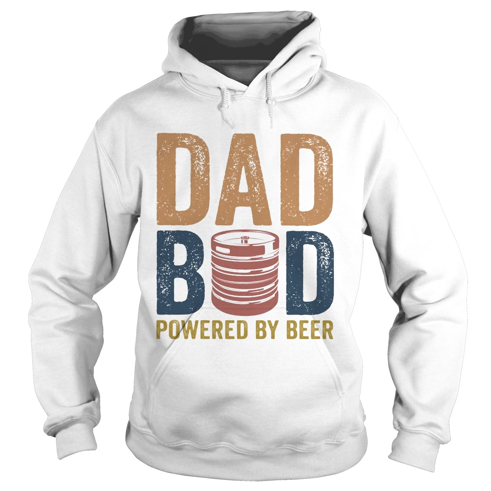 Dad bod powered by beer  Hoodie