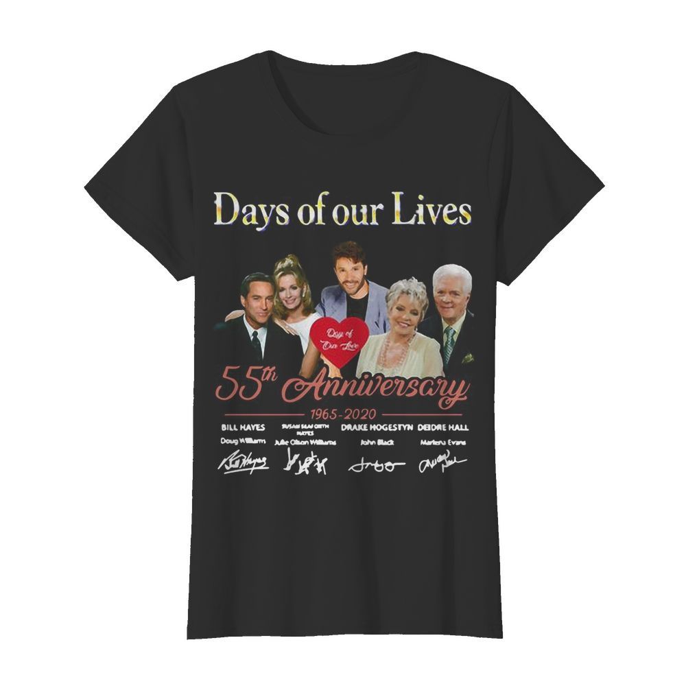 Days of our lives 55th anniversary 1965 2020 signatures  Classic Women's T-shirt