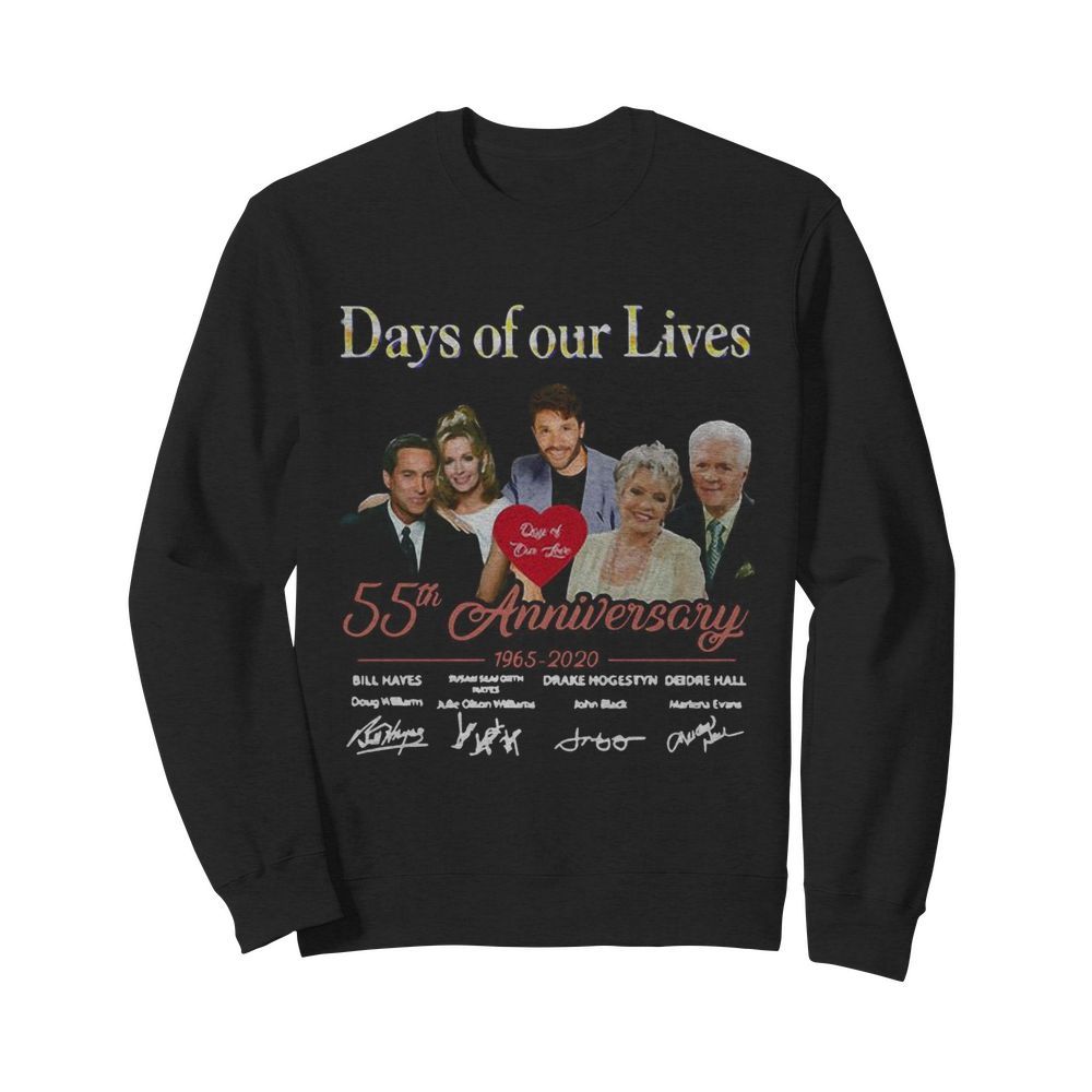 Days of our lives 55th anniversary 1965 2020 signatures  Unisex Sweatshirt