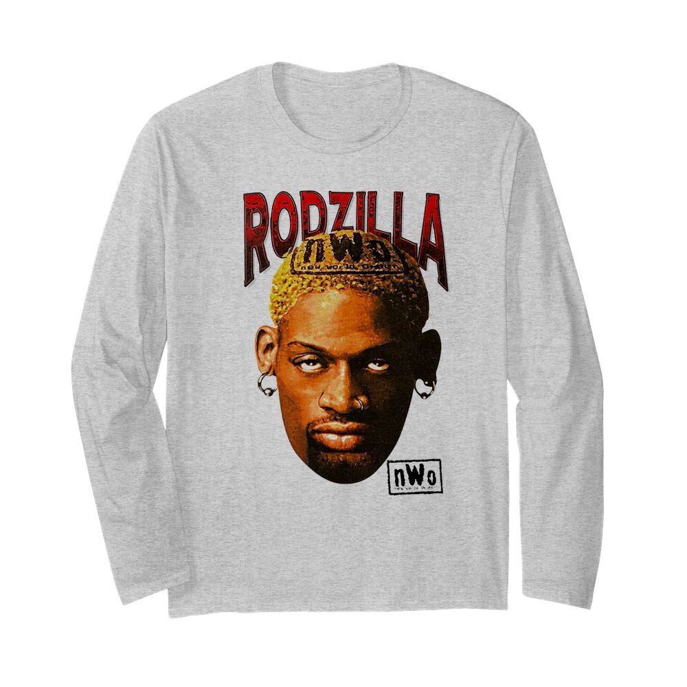 Dennis Rodman Rodzilla Retro Wrestling  Long Sleeved T-shirt 