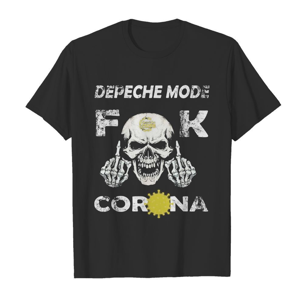 Depeche mode skull fuck coronavirus shirt