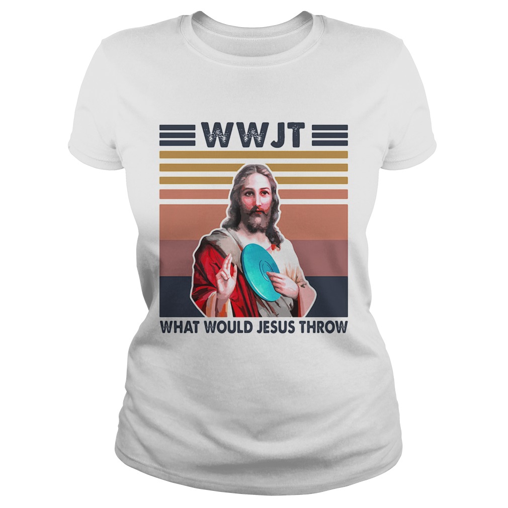 Disc golf wwjt what would jesus throw vintage  Classic Ladies