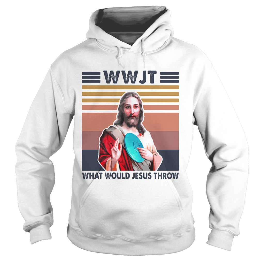 Disc golf wwjt what would jesus throw vintage  Hoodie