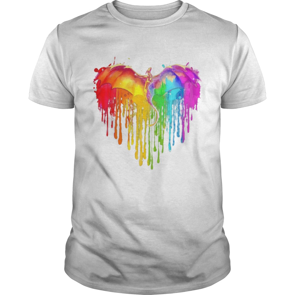 Dragon LGBT Heart shirt