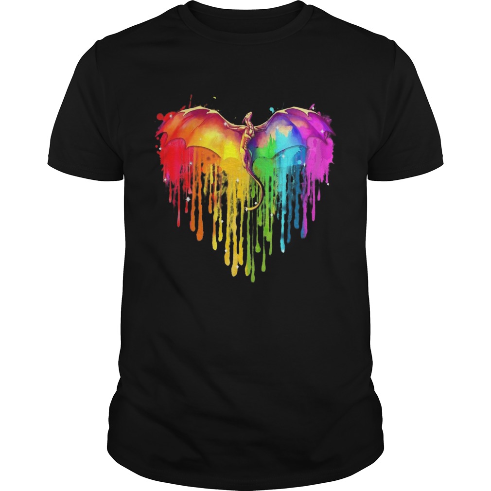 Dragon LGBT Heart shirt