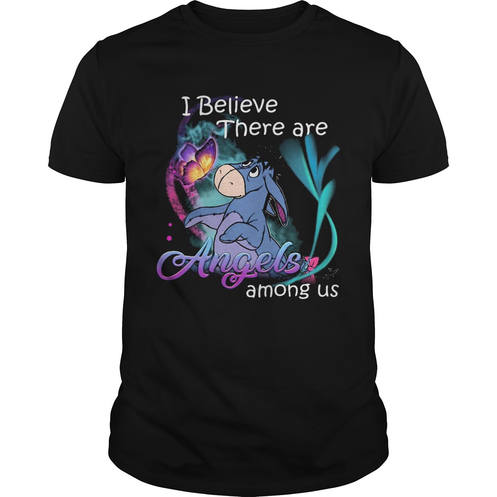 Eeyore i believe there are angels among us butterfly  Unisex