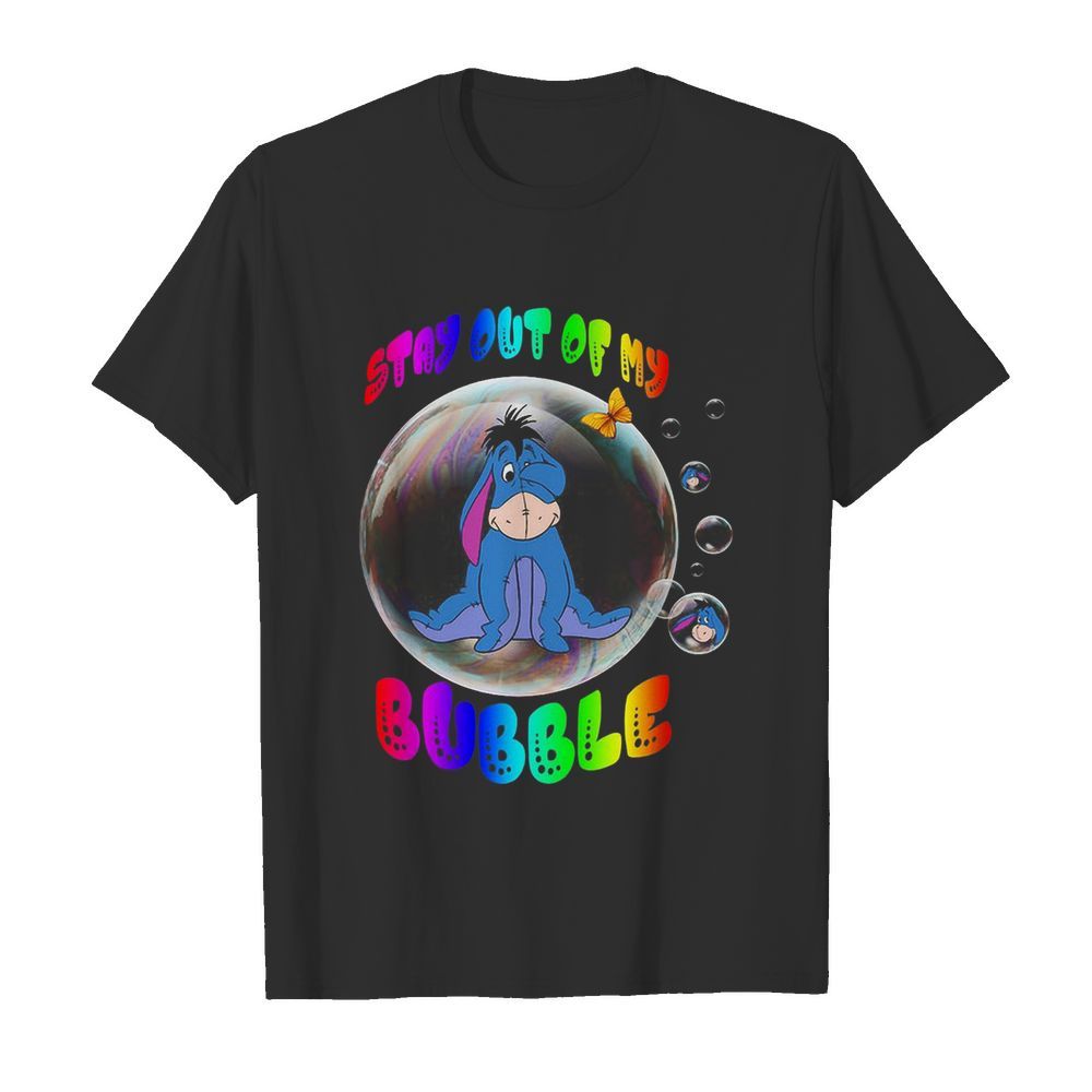 Eeyore stay out of my bubble butterfly  Classic Men's T-shirt