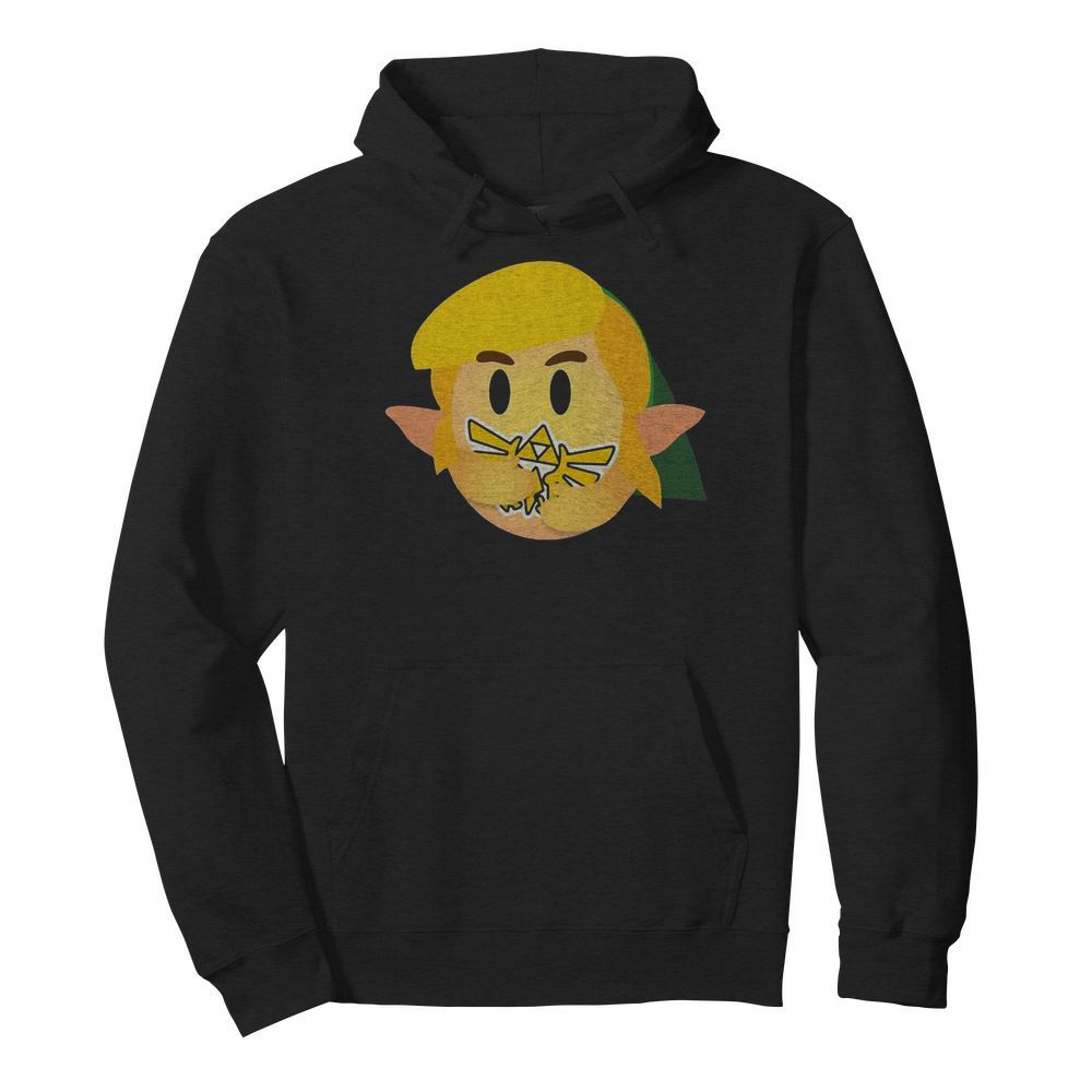 Emoticon Care Link Hug Zelda  Unisex Hoodie