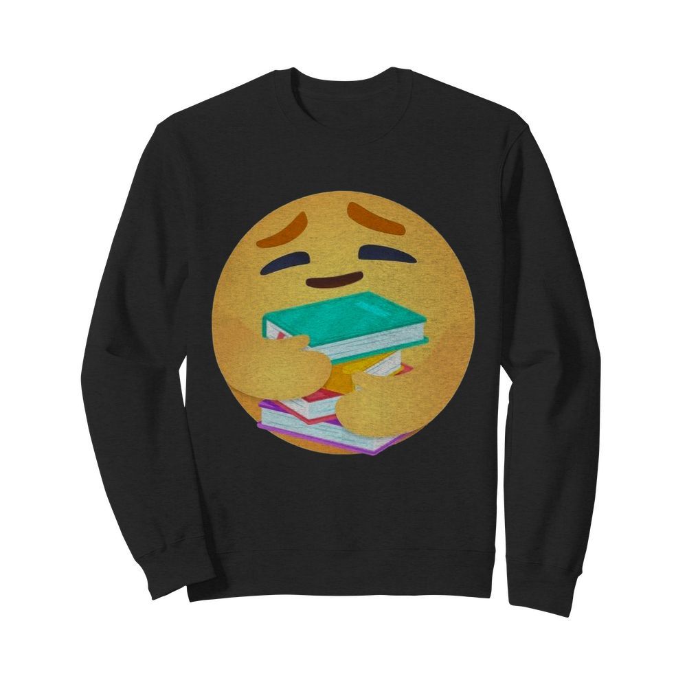 Facebook Care Emoji Hugging Books  Unisex Sweatshirt