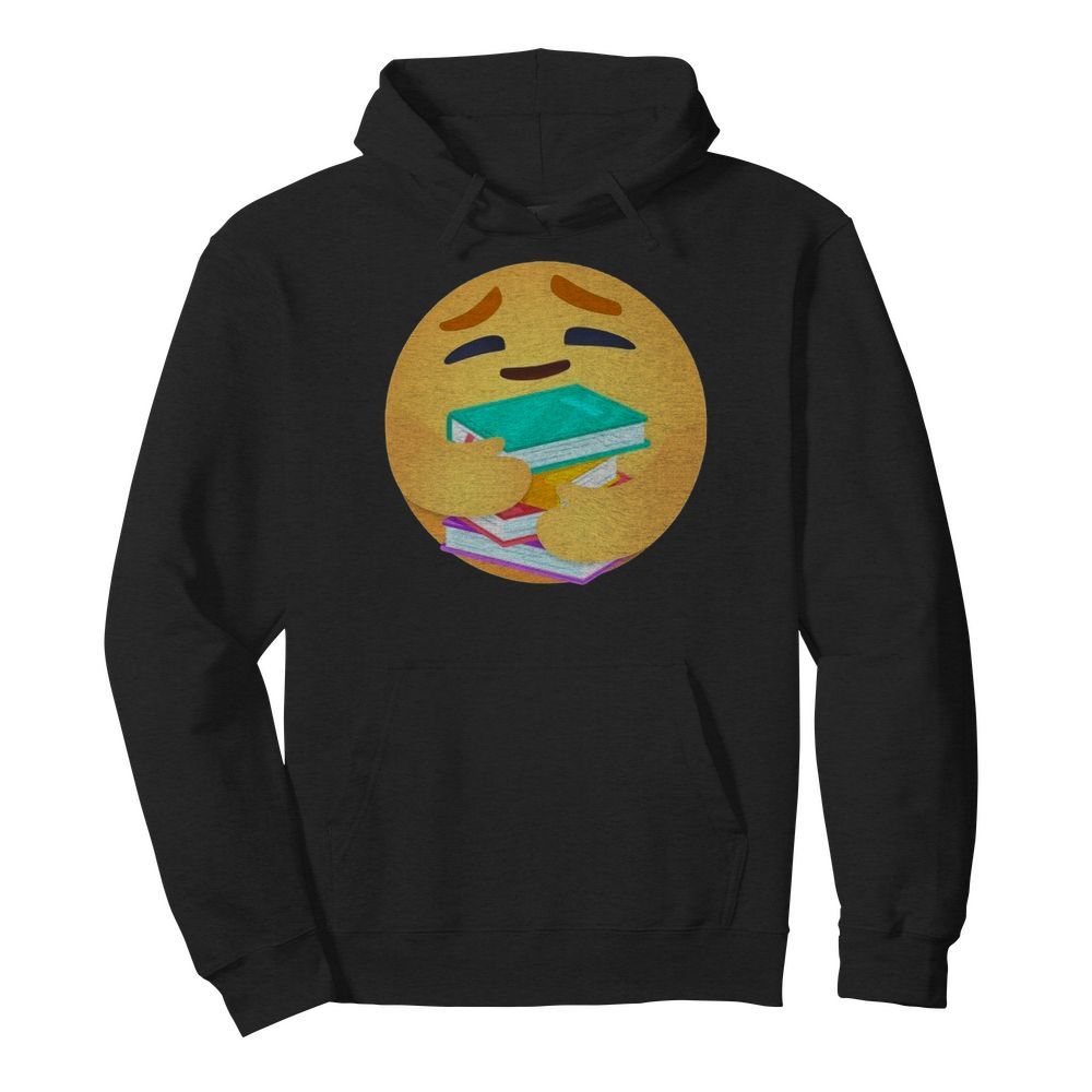 Facebook Care Emoji Hugging Books  Unisex Hoodie