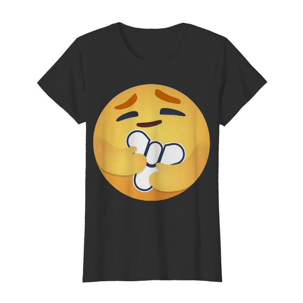 Facebook Care Emoji Hugging Destiny Love  Classic Women's T-shirt