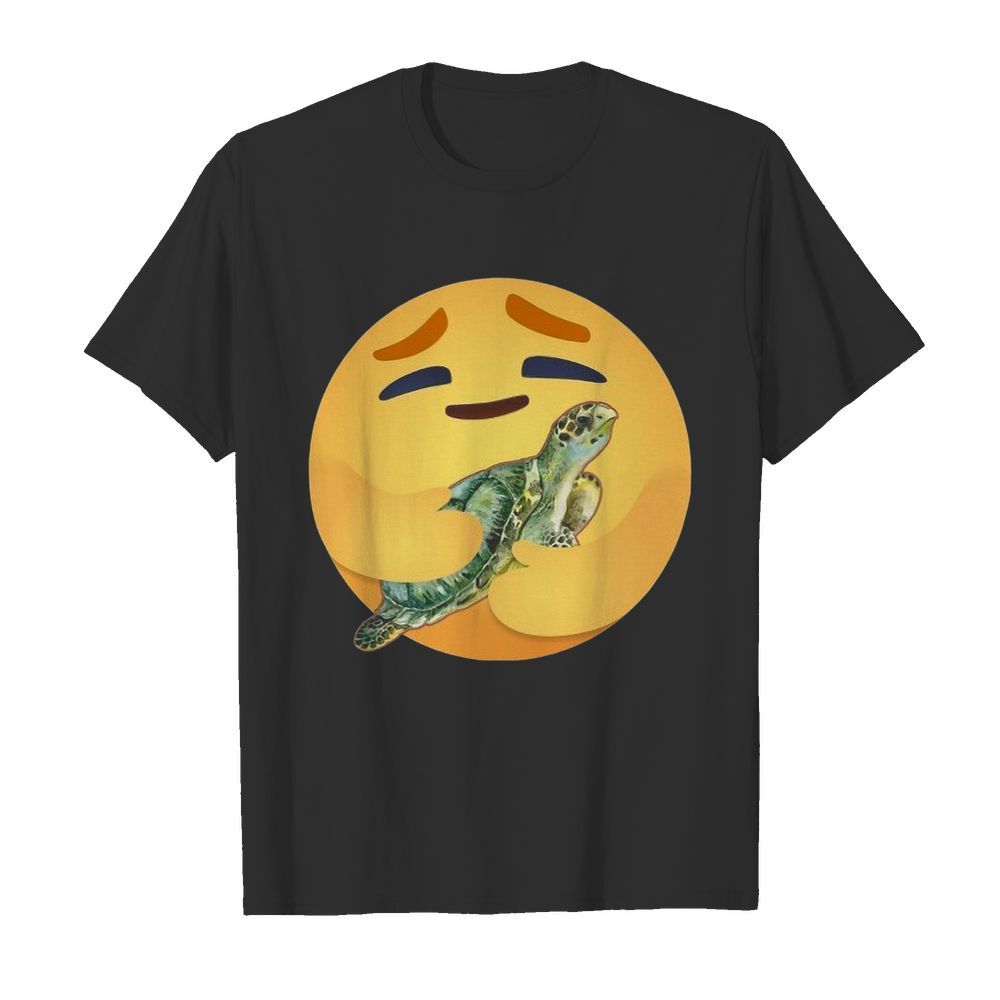 Facebook Care Emoji Hugging Turtle shirt