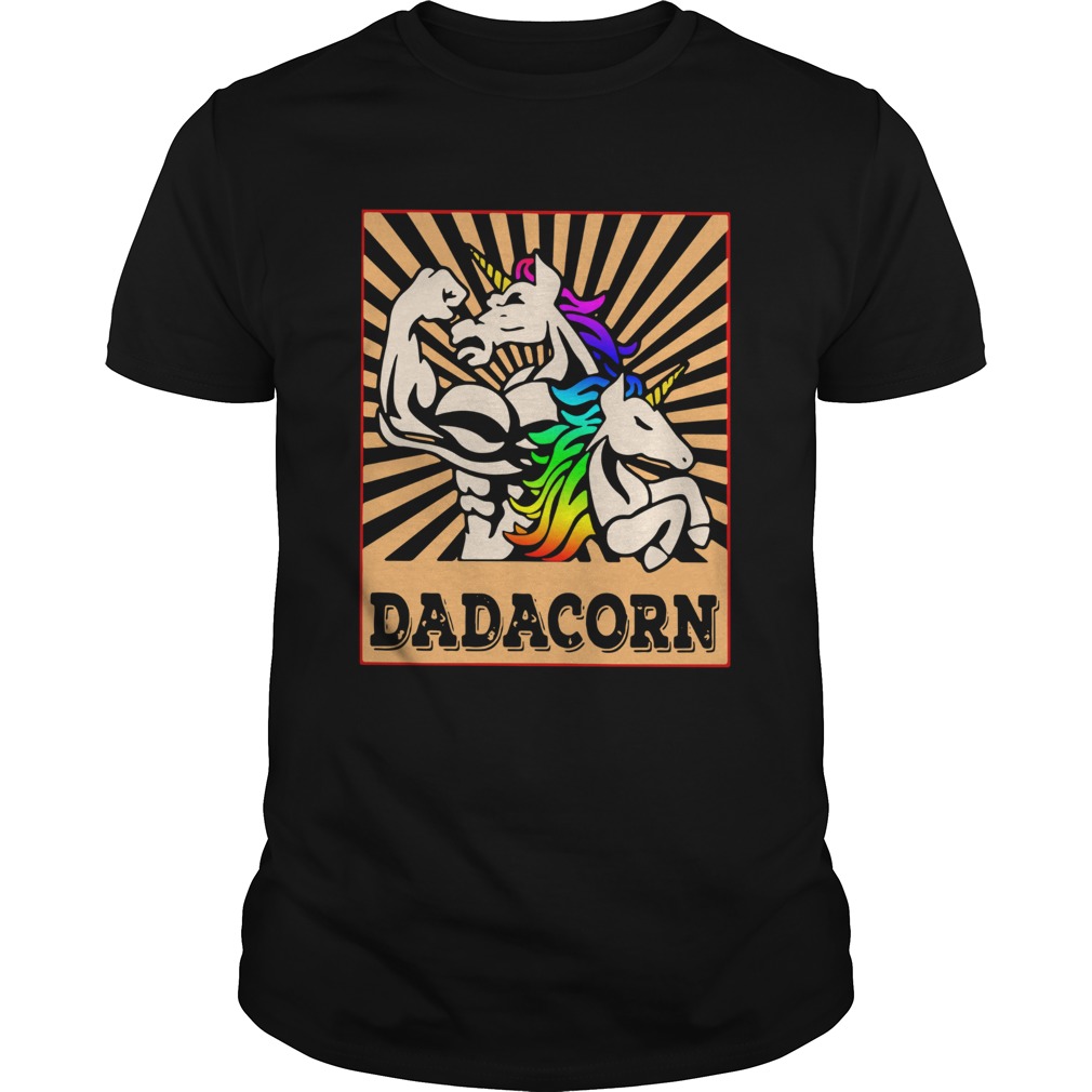 Father Day Strong Unicorn Dadacorn  Unisex