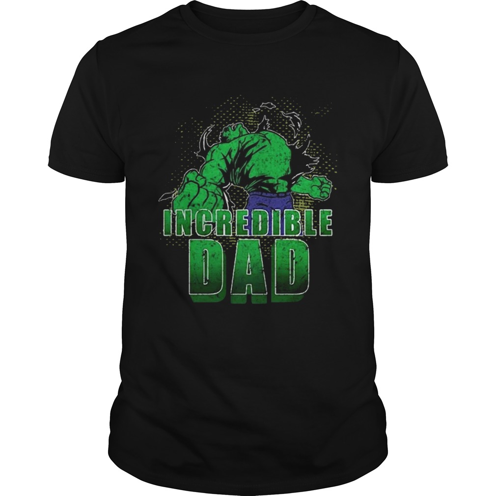 Fathers Day Incredible Dad Hero shirt