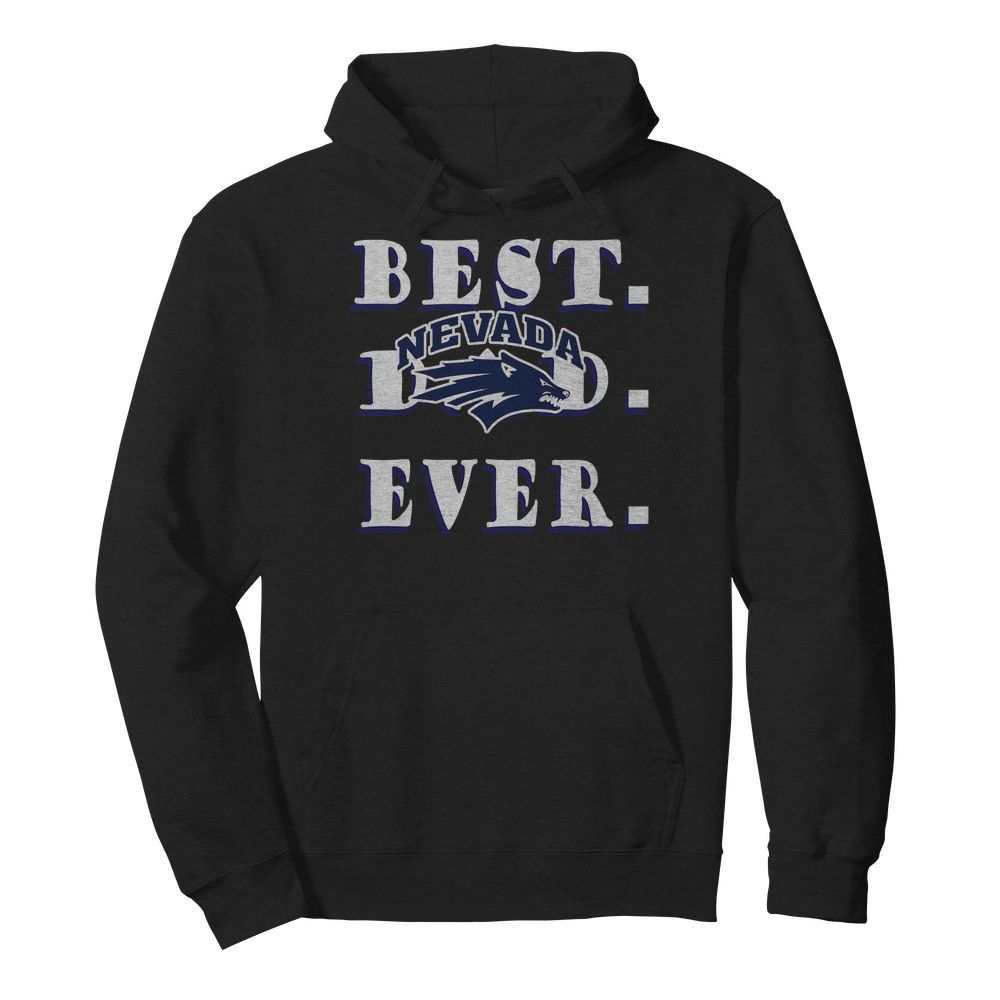 Father's Day Best Dad Nevada Wolf Pack Ever  Unisex Hoodie