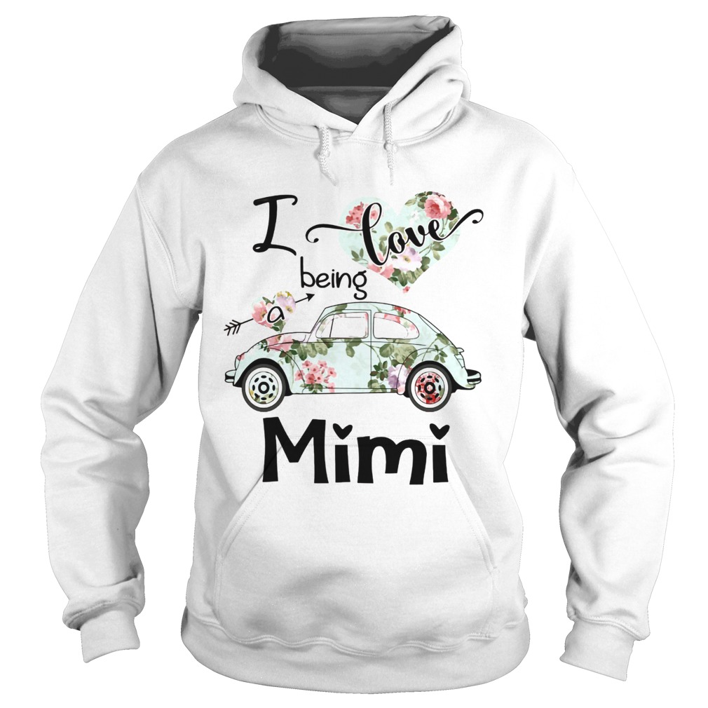 Floral I love being a mimi  Hoodie