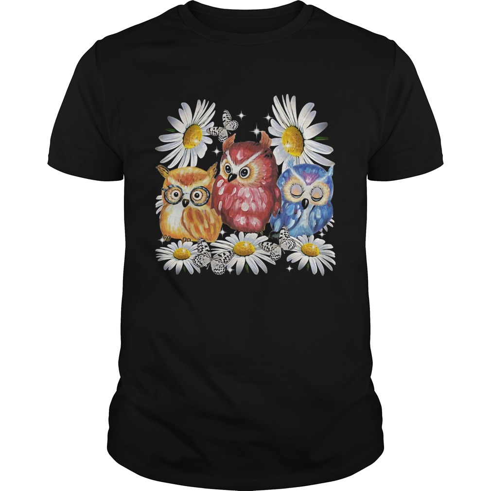 Flowers daisy butterflys owls  Unisex