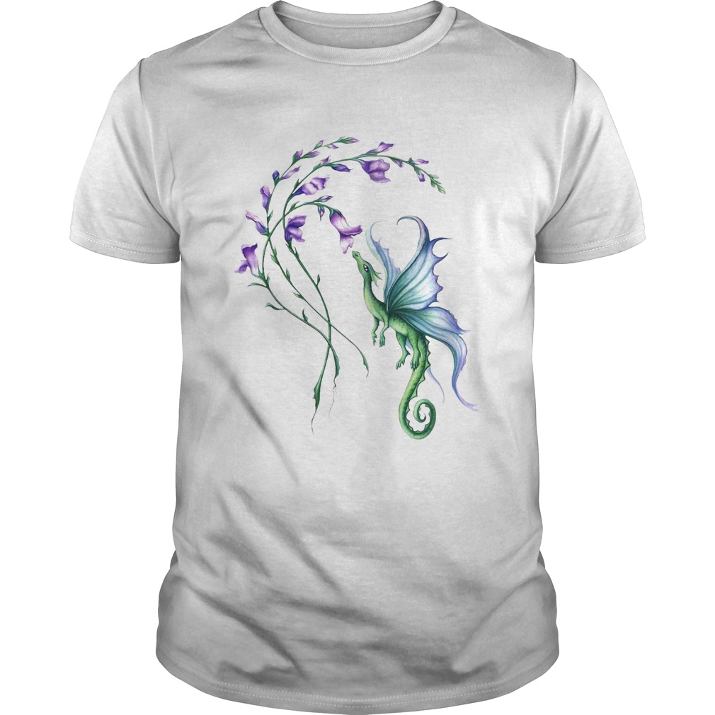 Flying Dragon And Flower shirt