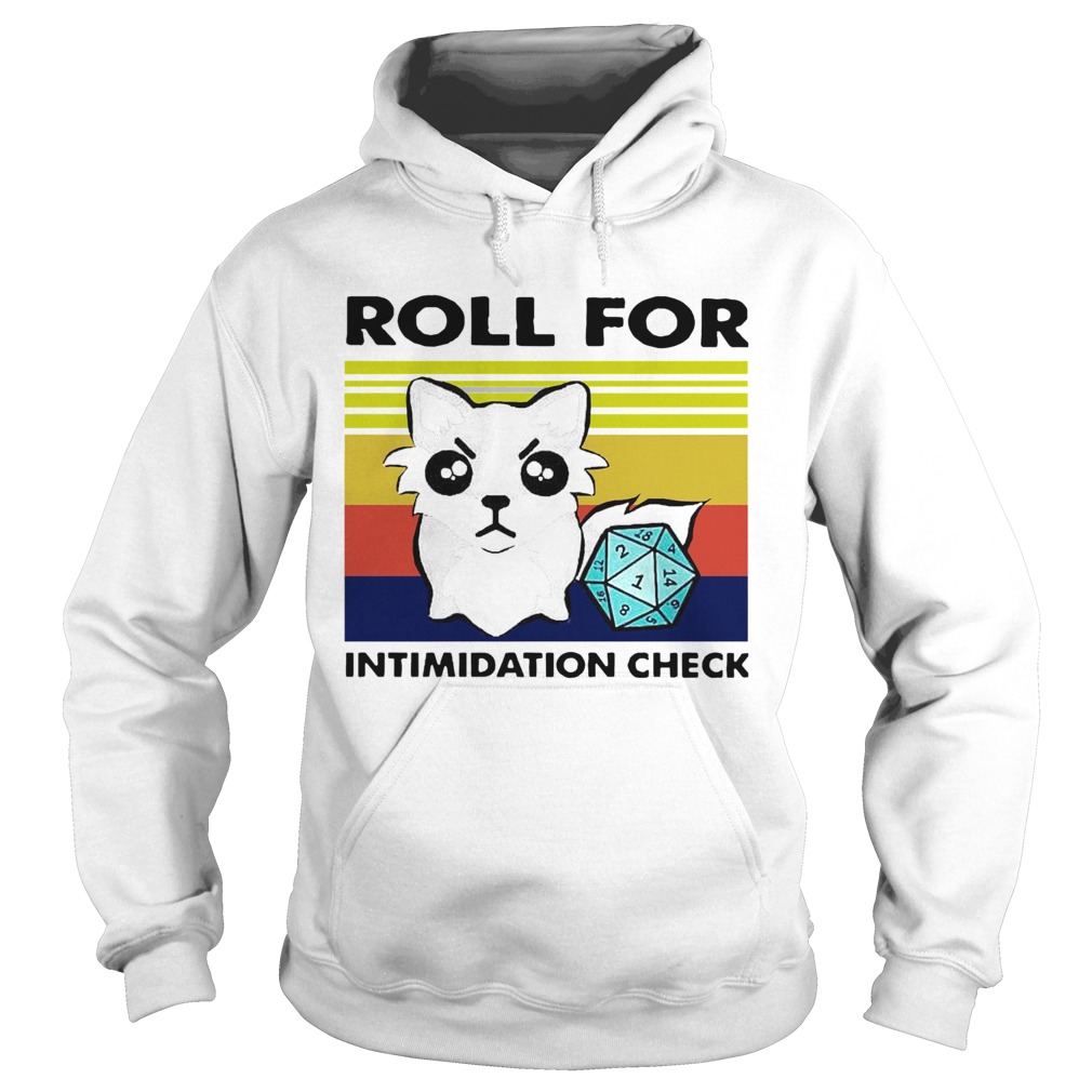 Fox roll for intimidation check vintage  Hoodie