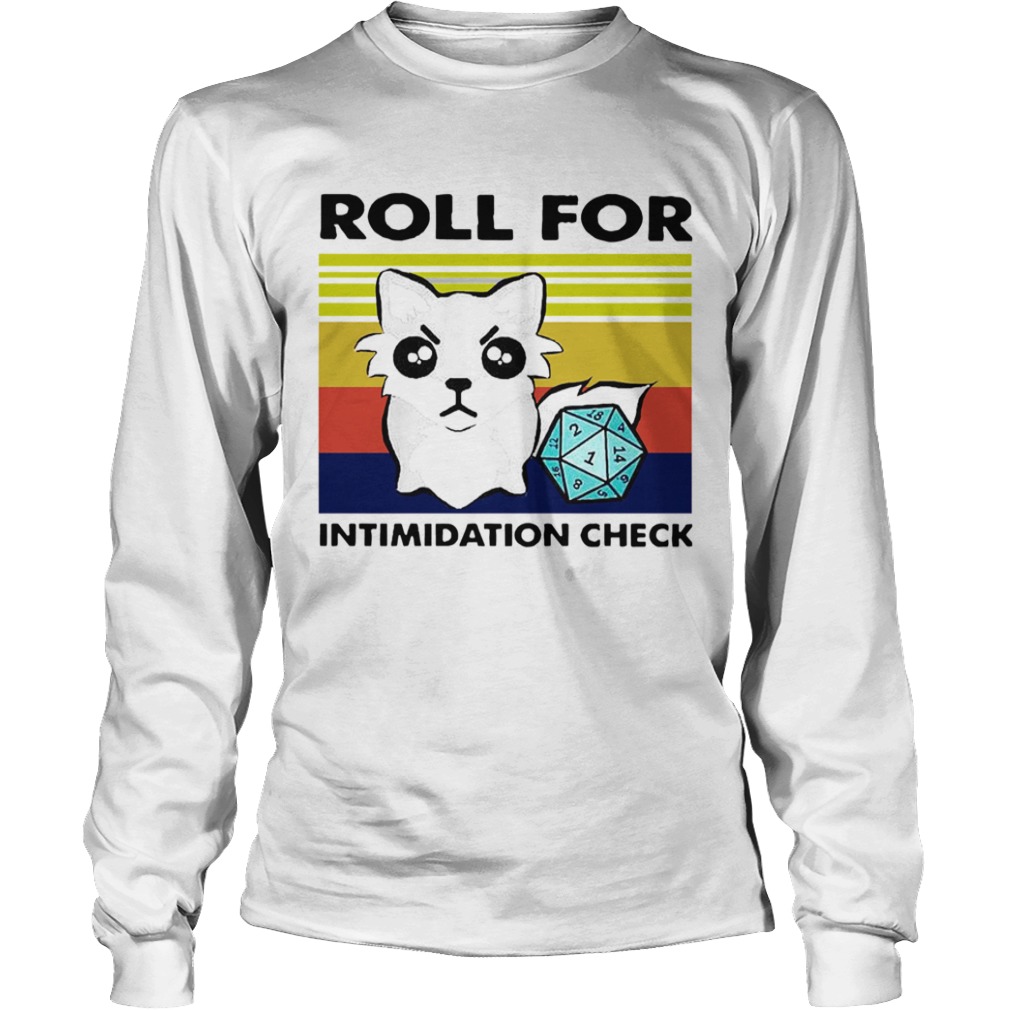 Fox roll for intimidation check vintage  Long Sleeve