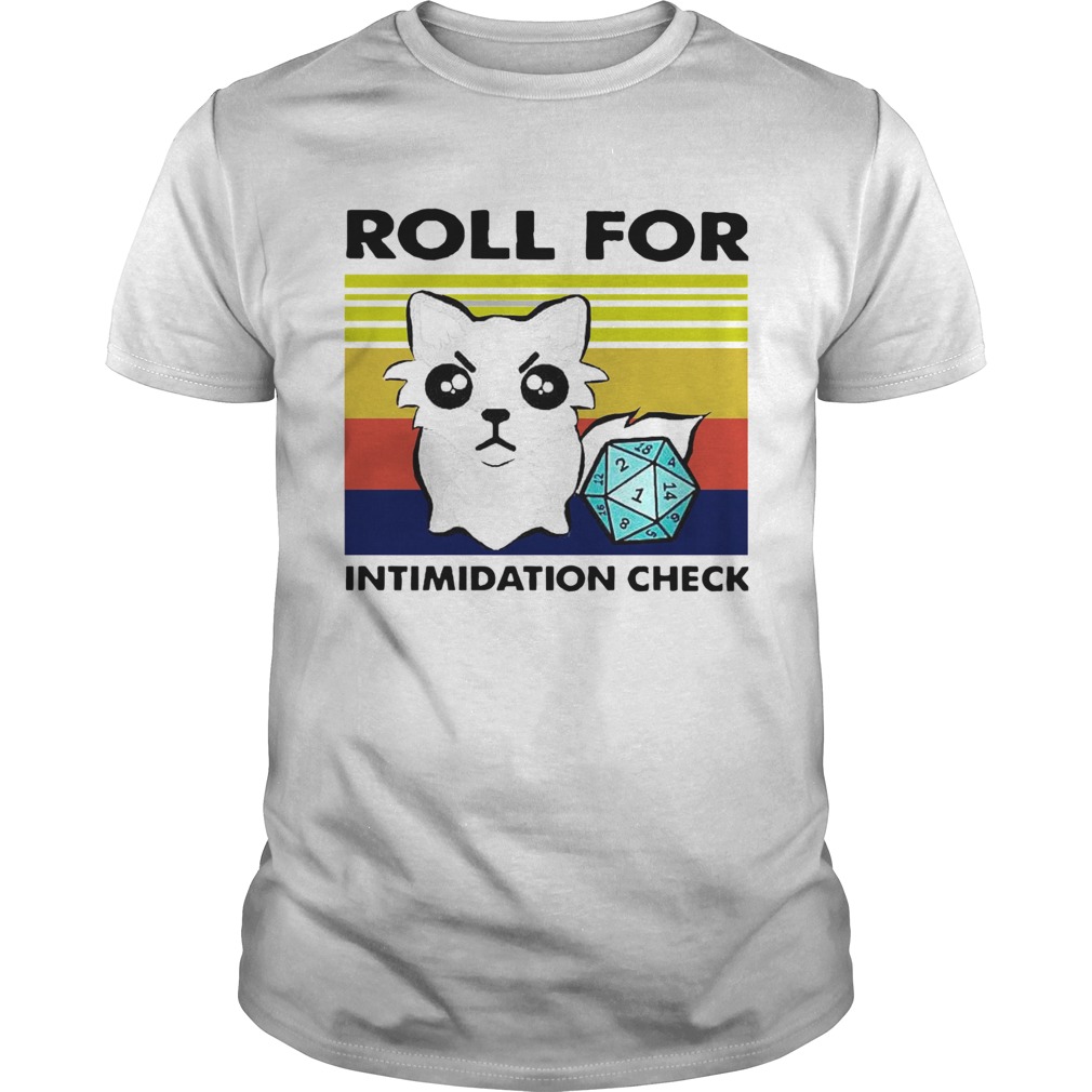 Fox roll for intimidation check vintage  Unisex