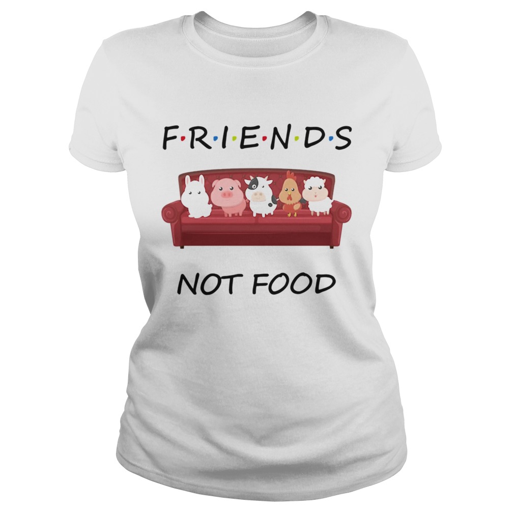 Friends not food on the sofa animal  Classic Ladies