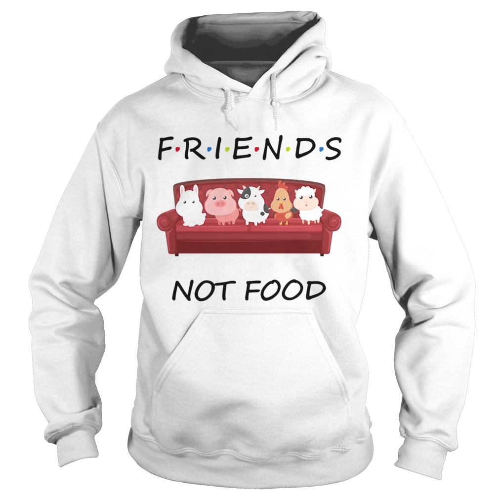 Friends not food on the sofa animal  Hoodie