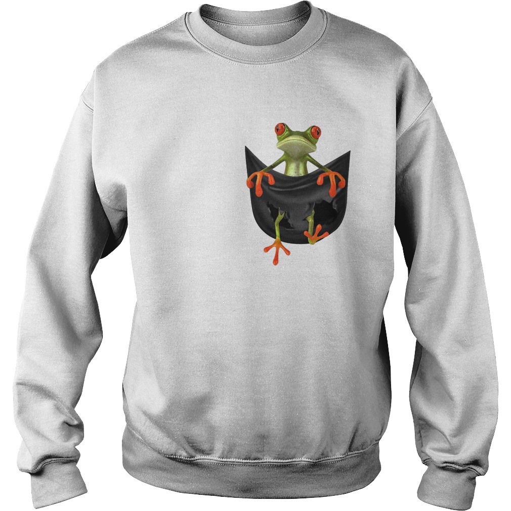 Frog In Pocket  Sweatshirt