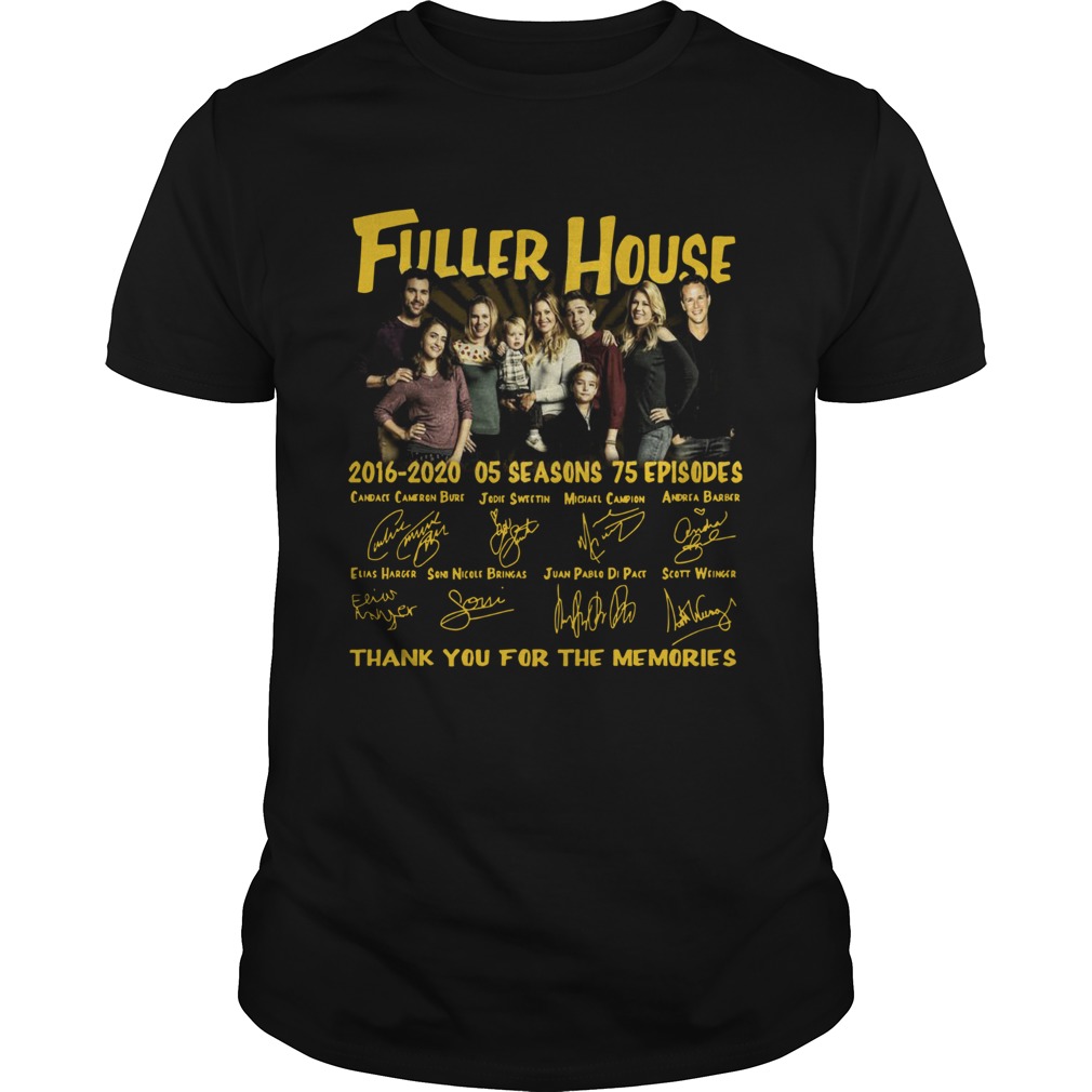 Fuller House 2016 2020 05 Seasons Thank You For The Memories shirt