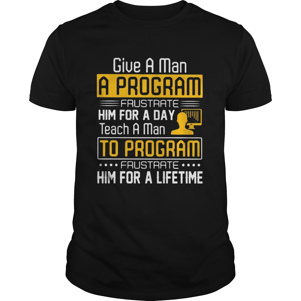 Give a man a program frustrate him for a day teach a man to program frustrate him for a lifetime sh