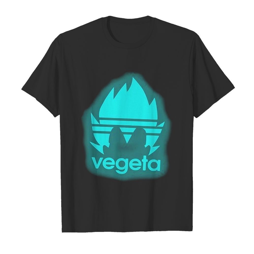 Glow in the dark vegeta dragon ball shirt