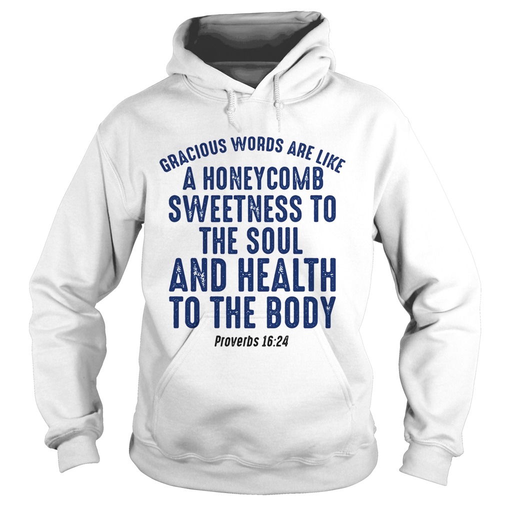 Gracious words are like a honeycomb sweetness to the soul  Hoodie