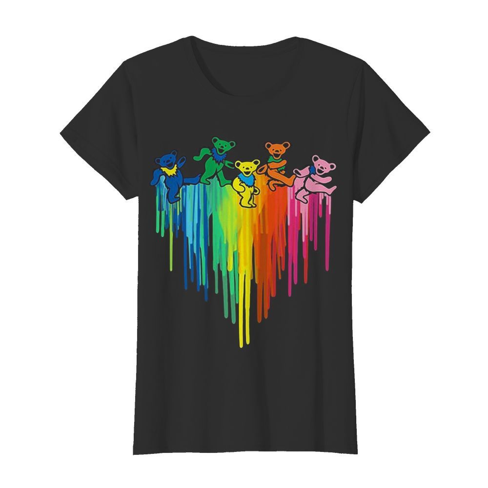 Grateful Dead Bear Paint  Classic Women's T-shirt