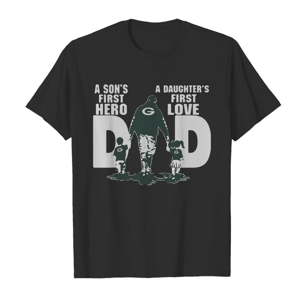 Green Bay Packers dad a son’s first hero a daughter’s first love shirt