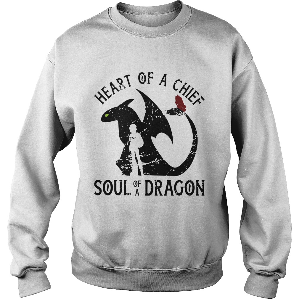 Heart of a chief soul of a dragon dark  Sweatshirt