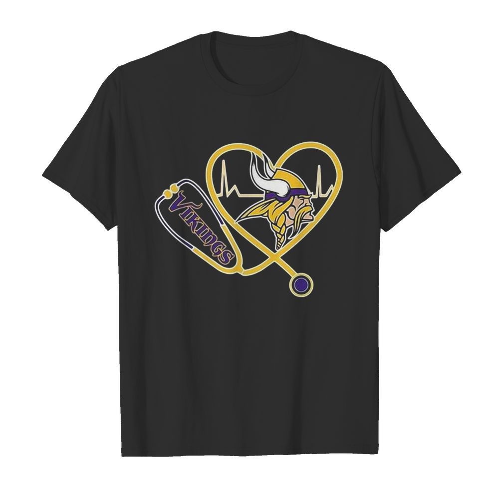 Heartbeat Nurse Love Minnesota Vikings shirt