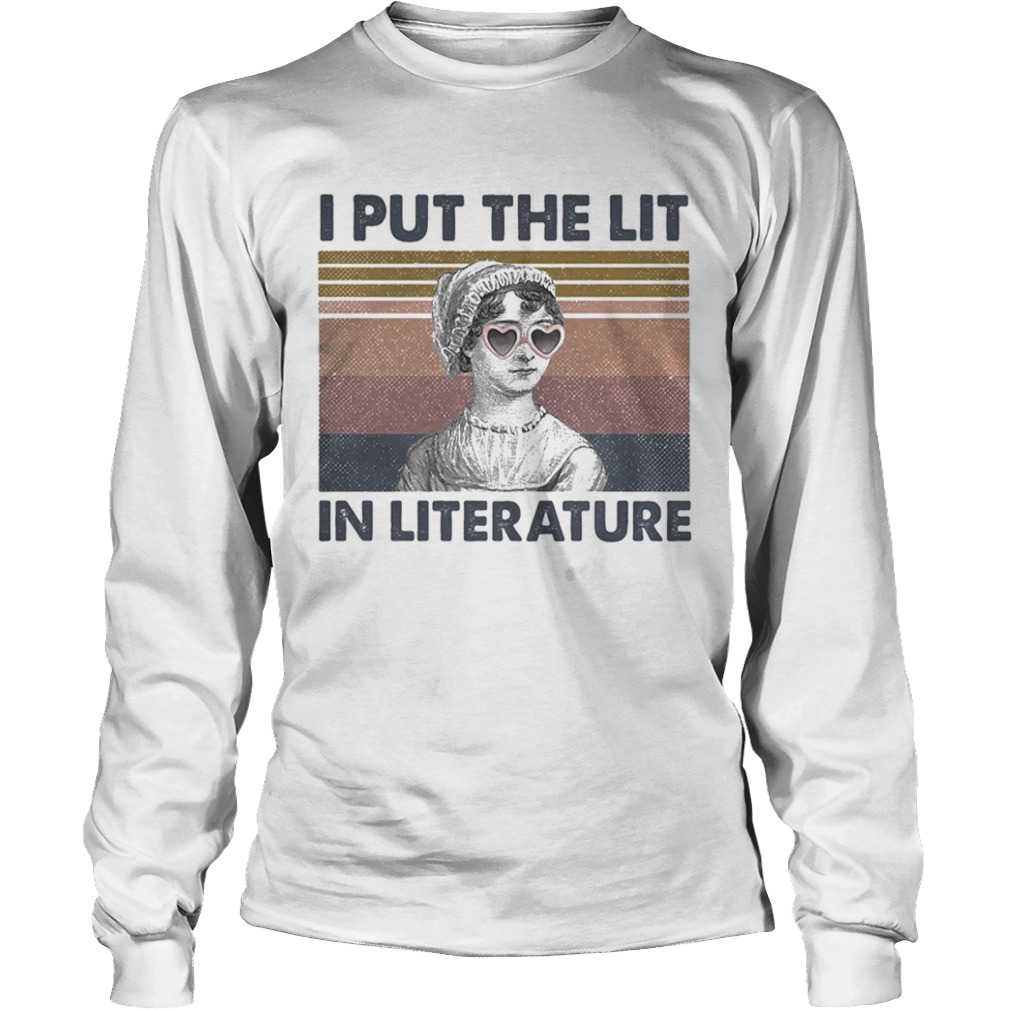 I put the lit in literature vintage  Long Sleeve