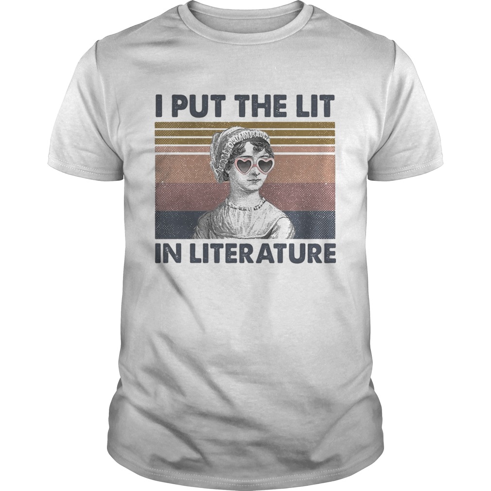 I put the lit in literature vintage  Unisex