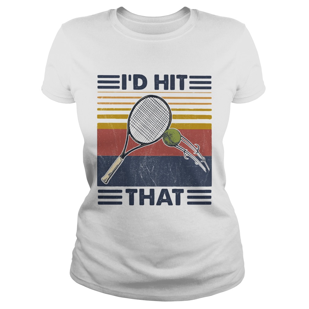 Id Hit That Tennis Vintage  Classic Ladies