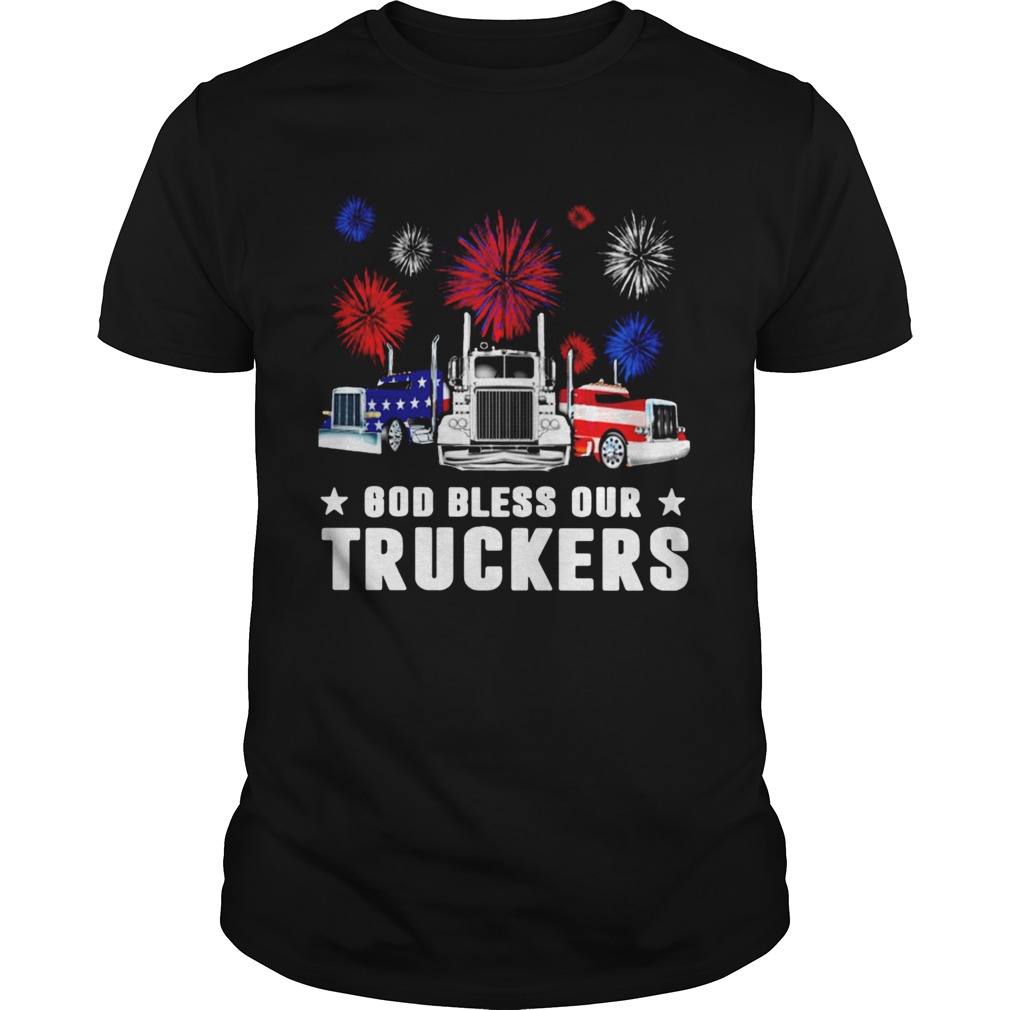 Independence Day America God Bless Our Truckers shirt