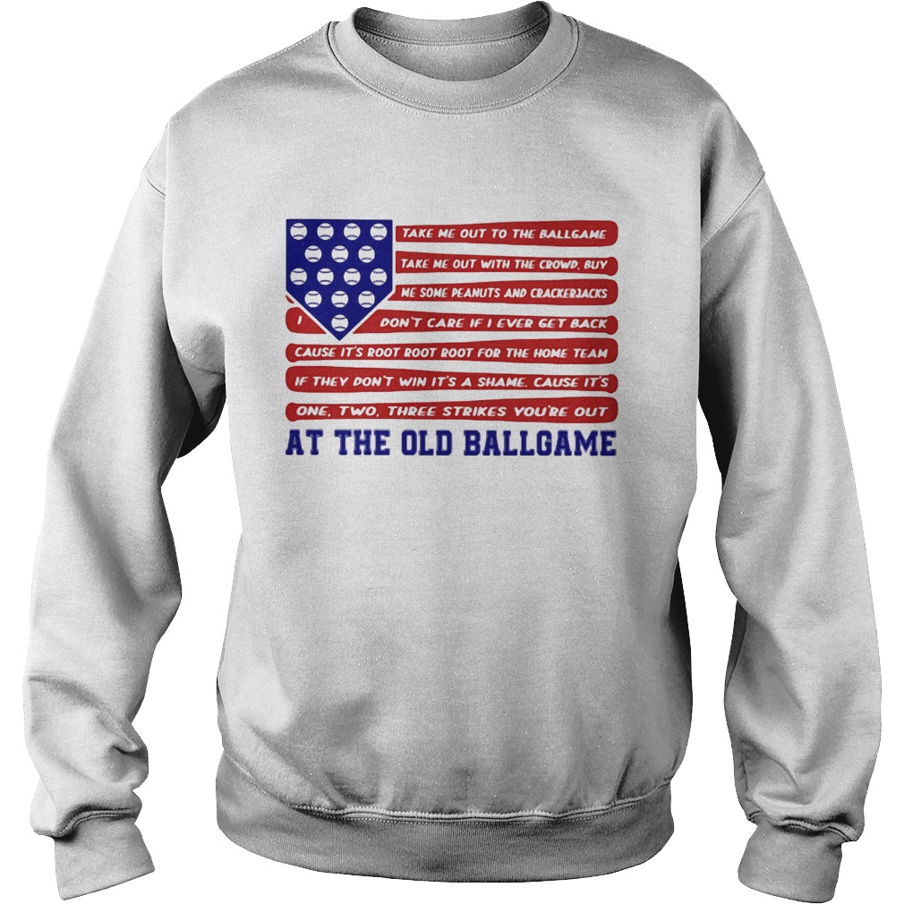 Independence Day At The Old Ballgame  Sweatshirt