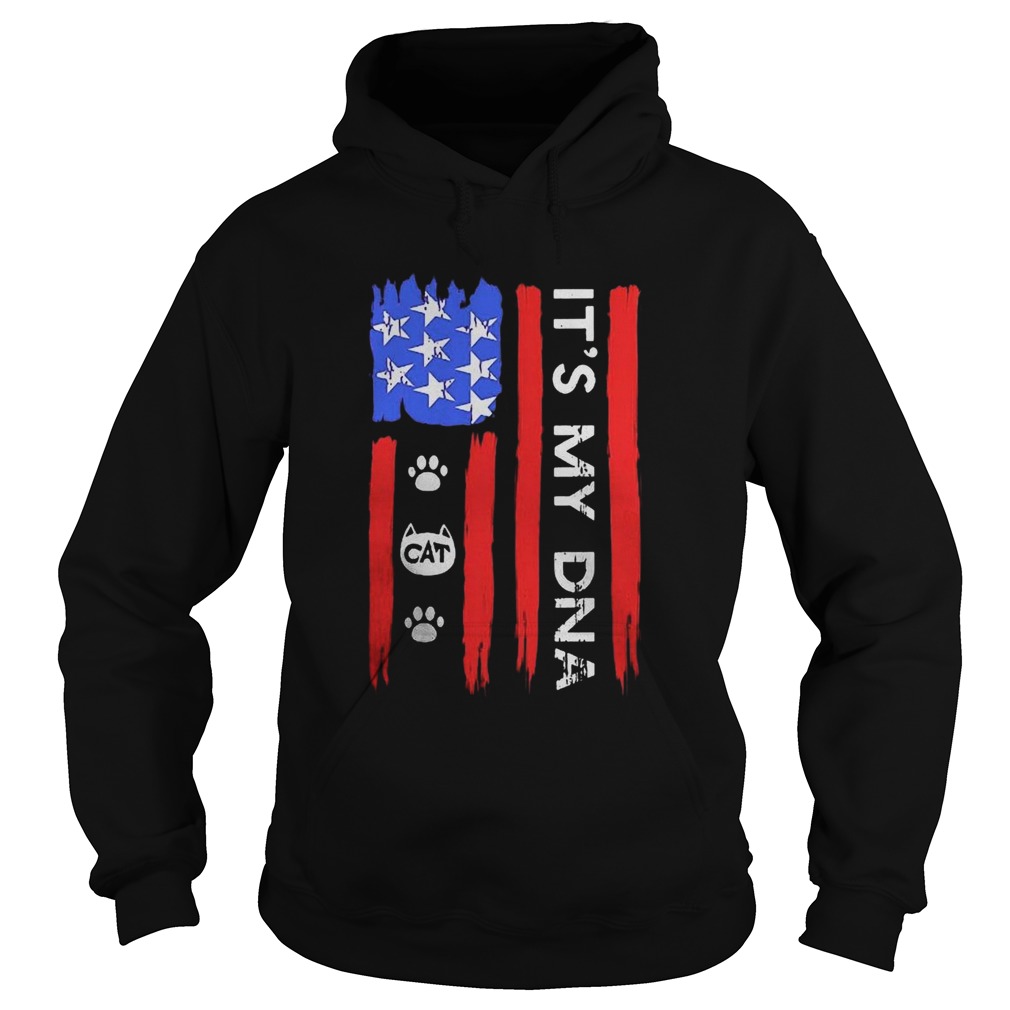 Independence Day Its My DNA Cat Paw  Hoodie