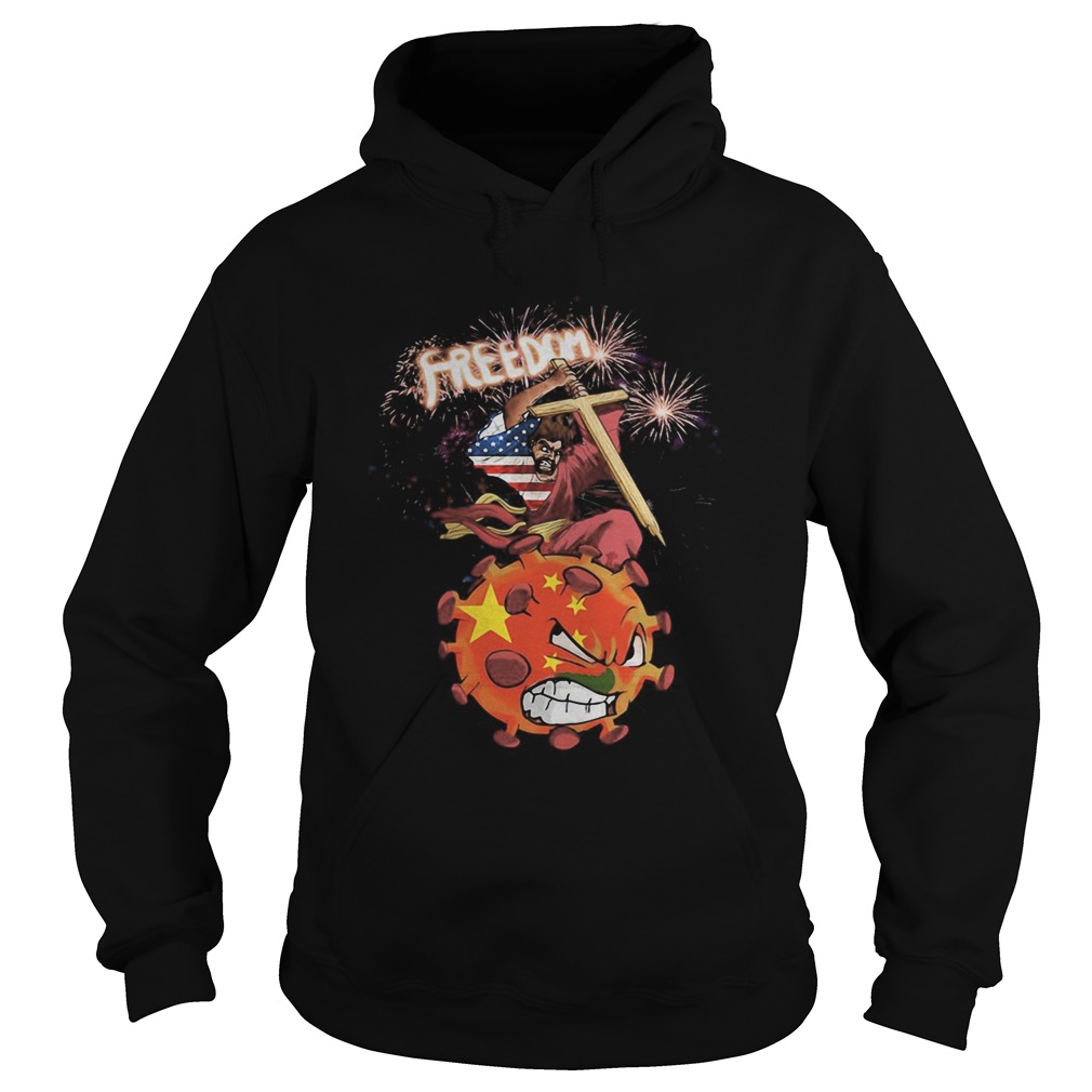 Independence Day Jesus freedom coronavirus firework  Hoodie