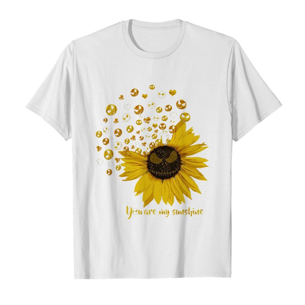 Jack Skellington Sunflower You Are My Sunshine shirt