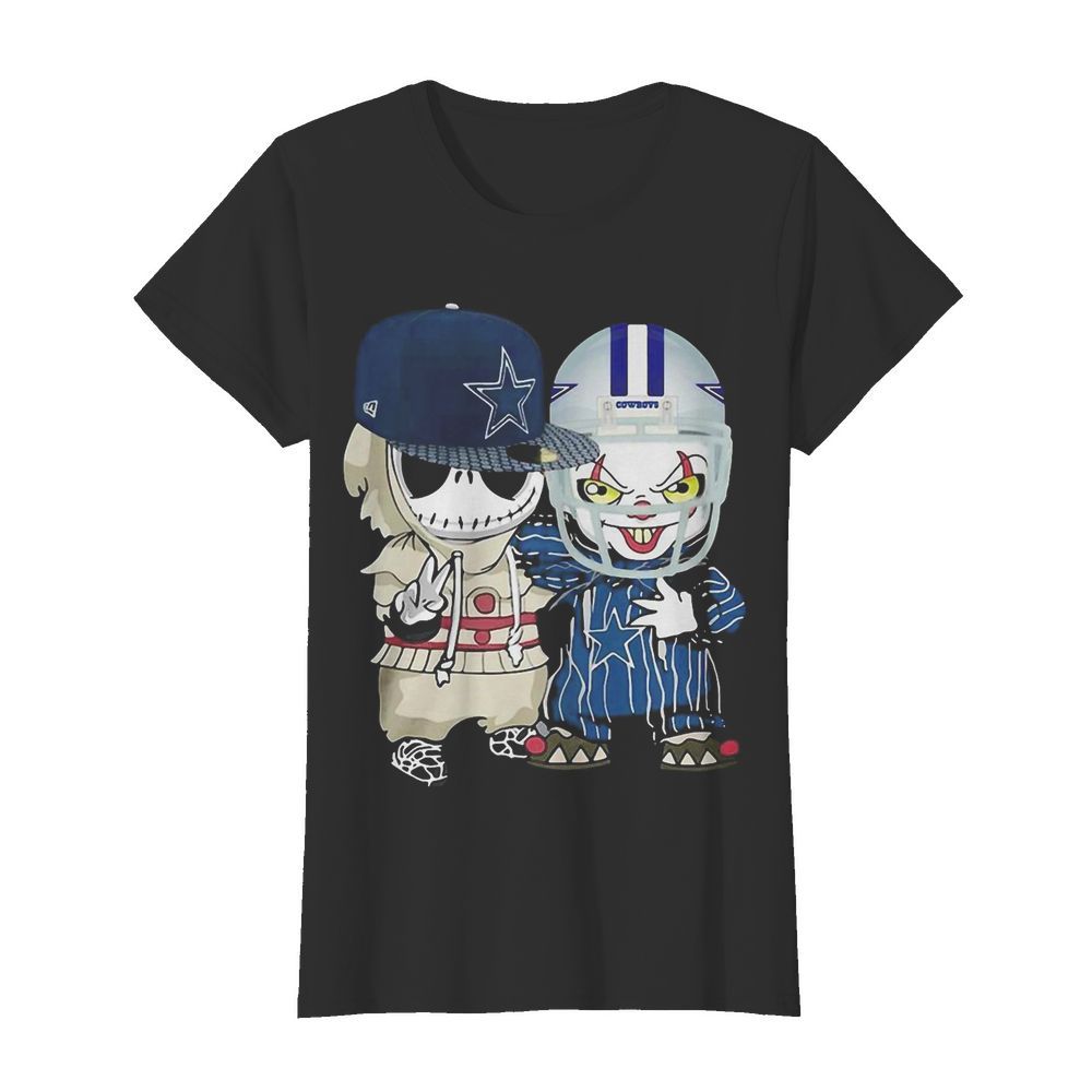 Jack skellington and joker player dallas cowboys football  Classic Women's T-shirt