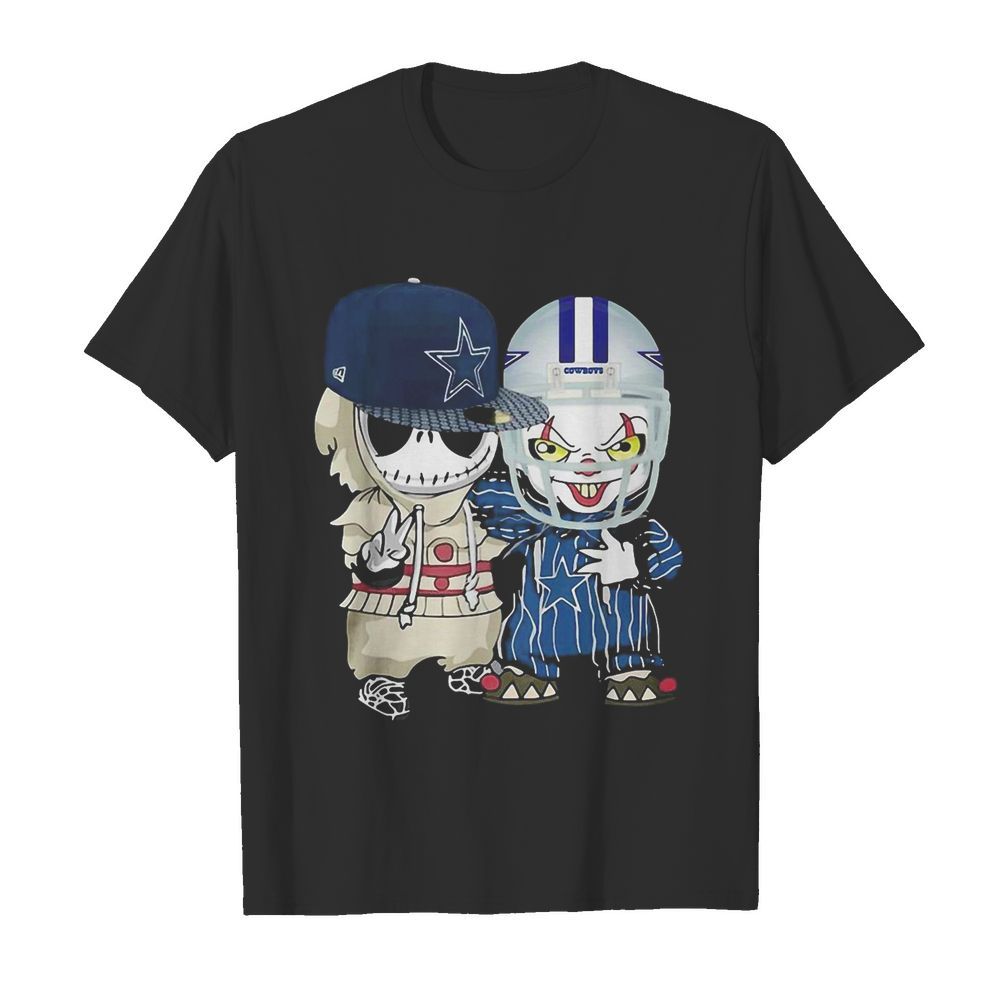 Jack skellington and joker player dallas cowboys football  Classic Men's T-shirt