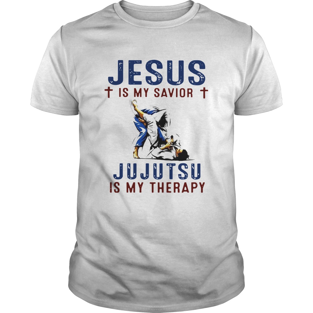 Jesus Is My Savior Jujutsu Is My Therapy shirt