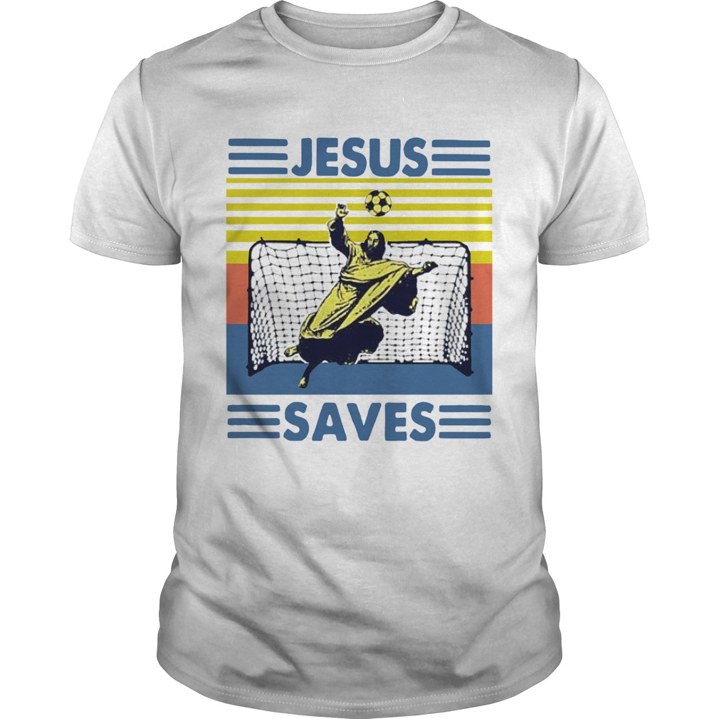 Jesus Saves Soccer Vintage shirt