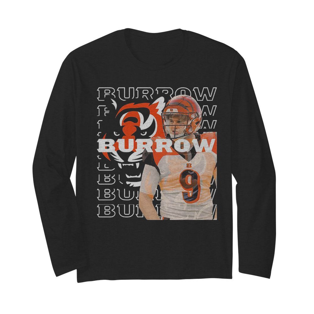 Joe burrow cincinnati bengals 9  Long Sleeved T-shirt 